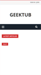 Mobile Screenshot of geektub.com